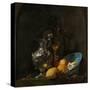 Still Life with Silver Jug, C. 1655-1656-Willem Kalf-Stretched Canvas