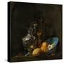 Still Life with Silver Jug, C. 1655-1656-Willem Kalf-Stretched Canvas