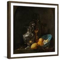 Still Life with Silver Jug, C. 1655-1656-Willem Kalf-Framed Giclee Print