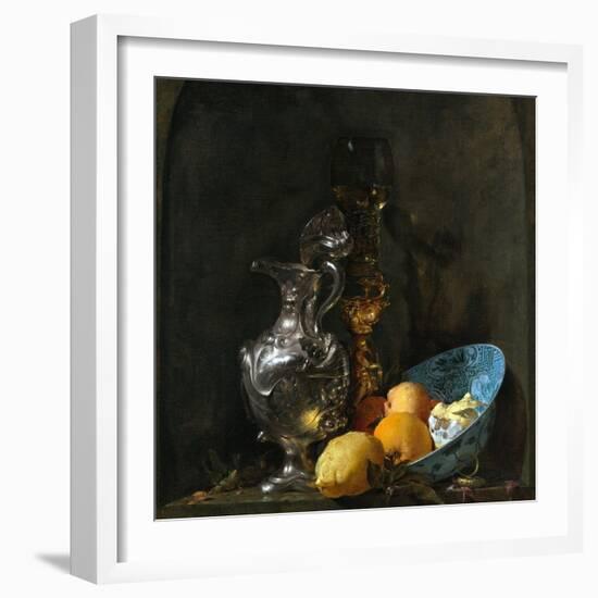 Still Life with Silver Jug-Willem Kalf-Framed Giclee Print