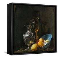 Still Life with Silver Jug-Willem Kalf-Framed Stretched Canvas