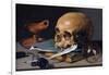 Still Life with Skull and Quill-Pieter Claesz-Framed Giclee Print