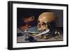 Still Life with Skull and Quill-Pieter Claesz-Framed Giclee Print
