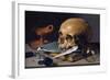 Still Life with Skull and Quill-Pieter Claesz-Framed Giclee Print