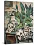 Still Life with Skull-Bohumil Kubista-Stretched Canvas