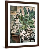 Still Life with Skull-Bohumil Kubista-Framed Art Print