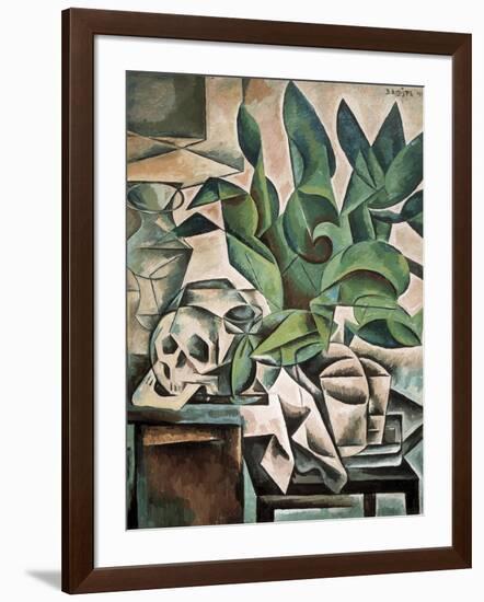 Still Life with Skull-Bohumil Kubista-Framed Art Print