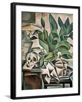 Still Life with Skull-Bohumil Kubista-Framed Art Print