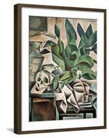 Still Life with Skull-Bohumil Kubista-Framed Art Print