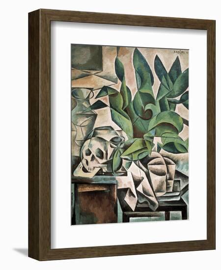 Still Life with Skull-Bohumil Kubista-Framed Art Print