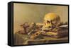 Still Life with Skull-null-Framed Stretched Canvas