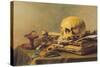 Still Life with Skull-null-Stretched Canvas
