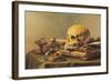 Still Life with Skull-null-Framed Art Print