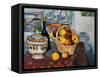 Still Life with Soup Tureen-Paul Cézanne-Framed Stretched Canvas