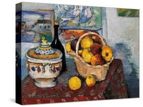 Still Life with Soup Tureen-Paul Cézanne-Stretched Canvas