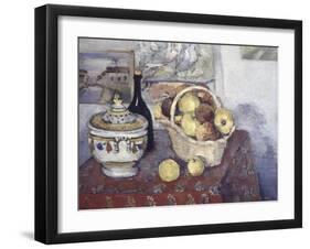 Still Life with Soup Tureen-Paul Cézanne-Framed Giclee Print