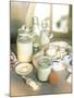 Still Life with Sour Milk Products (Yoghurt, Cream Cheese)-Karl Newedel-Mounted Photographic Print