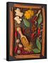 Still Life with Spices and Herbs in the Frame-Andrii Gorulko-Framed Stretched Canvas