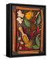 Still Life with Spices and Herbs in the Frame-Andrii Gorulko-Framed Stretched Canvas