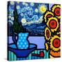 Still Life with Starry Night-John Nolan-Stretched Canvas