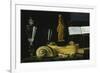 Still-Life with Statue, Books and Shells-Sebastian Stosskopf-Framed Giclee Print