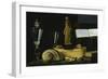 Still-Life with Statue, Books and Shells-Sebastian Stosskopf-Framed Giclee Print