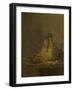 Still Life with Stoneware Jug and Pipes-Jan Jansz Treck-Framed Art Print