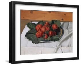 Still Life with Strawberries, 1921-Félix Vallotton-Framed Giclee Print