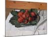 Still Life with Strawberries, 1921-Félix Vallotton-Mounted Giclee Print