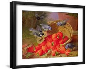 Still Life with Strawberries and Bluetits-Eloise Harriet Stannard-Framed Giclee Print