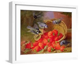 Still Life with Strawberries and Bluetits-Eloise Harriet Stannard-Framed Giclee Print