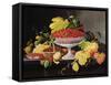 Still Life with Strawberries-Severin Roesen-Framed Stretched Canvas