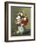 Still Life with Summer Flowers and Fruit-Antoine Vollon-Framed Giclee Print