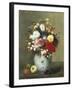 Still Life with Summer Flowers and Fruit-Antoine Vollon-Framed Giclee Print