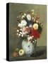 Still Life with Summer Flowers and Fruit-Antoine Vollon-Stretched Canvas