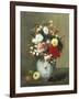 Still Life with Summer Flowers and Fruit-Antoine Vollon-Framed Giclee Print