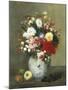Still Life with Summer Flowers and Fruit-Antoine Vollon-Mounted Giclee Print