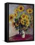 Still Life with Sunflowers, 1880-Claude Monet-Framed Stretched Canvas