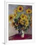 Still Life with Sunflowers, 1880-Claude Monet-Framed Giclee Print