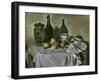 Still Life with Table Utensils-Paul Cézanne-Framed Giclee Print