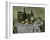 Still Life with Table Utensils-Paul Cézanne-Framed Giclee Print