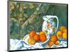 Still Life with Tablecloth-Paul Cézanne-Mounted Art Print