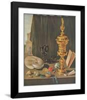 Still Life with Tall Golden Cup-Pieter Claesz-Framed Collectable Print