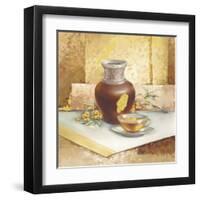 Still Life With Tea-Babicev Vjaceslav-Framed Art Print