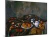 Still-Life with Teapot, 1902-1906-Paul Cézanne-Mounted Giclee Print