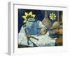 Still Life with Teapot and Fruit, 1896-Paul Gauguin-Framed Art Print