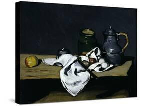 Still-Life with Teapot, c.1869-Paul Cézanne-Stretched Canvas