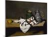 Still-Life with Teapot-Paul Cézanne-Mounted Giclee Print