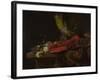 Still Life with the Drinking-Horn of the Saint Sebastian Archers' Guild, Lobster and Glasses-Willem Kalf-Framed Giclee Print