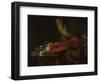 Still Life with the Drinking-Horn of the Saint Sebastian Archers' Guild, Lobster and Glasses-Willem Kalf-Framed Giclee Print